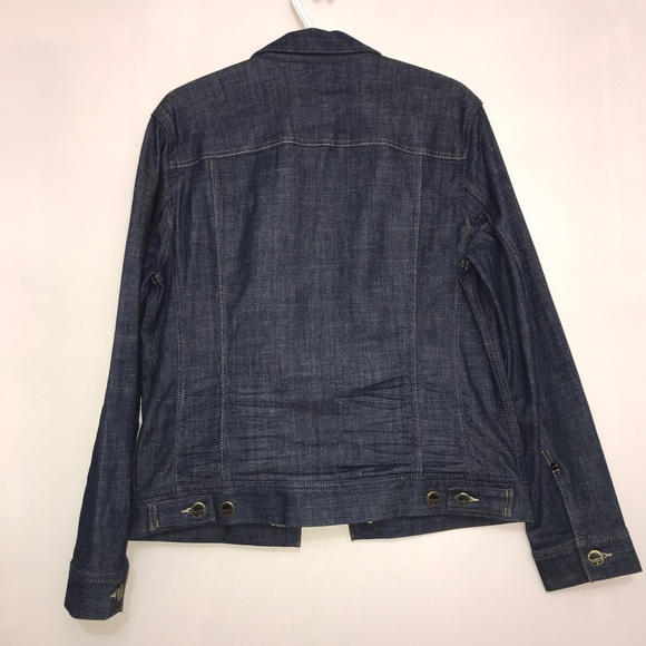 Jack and Jones Denim Blue Button Down Jean Jacket - Picture 7 of 14